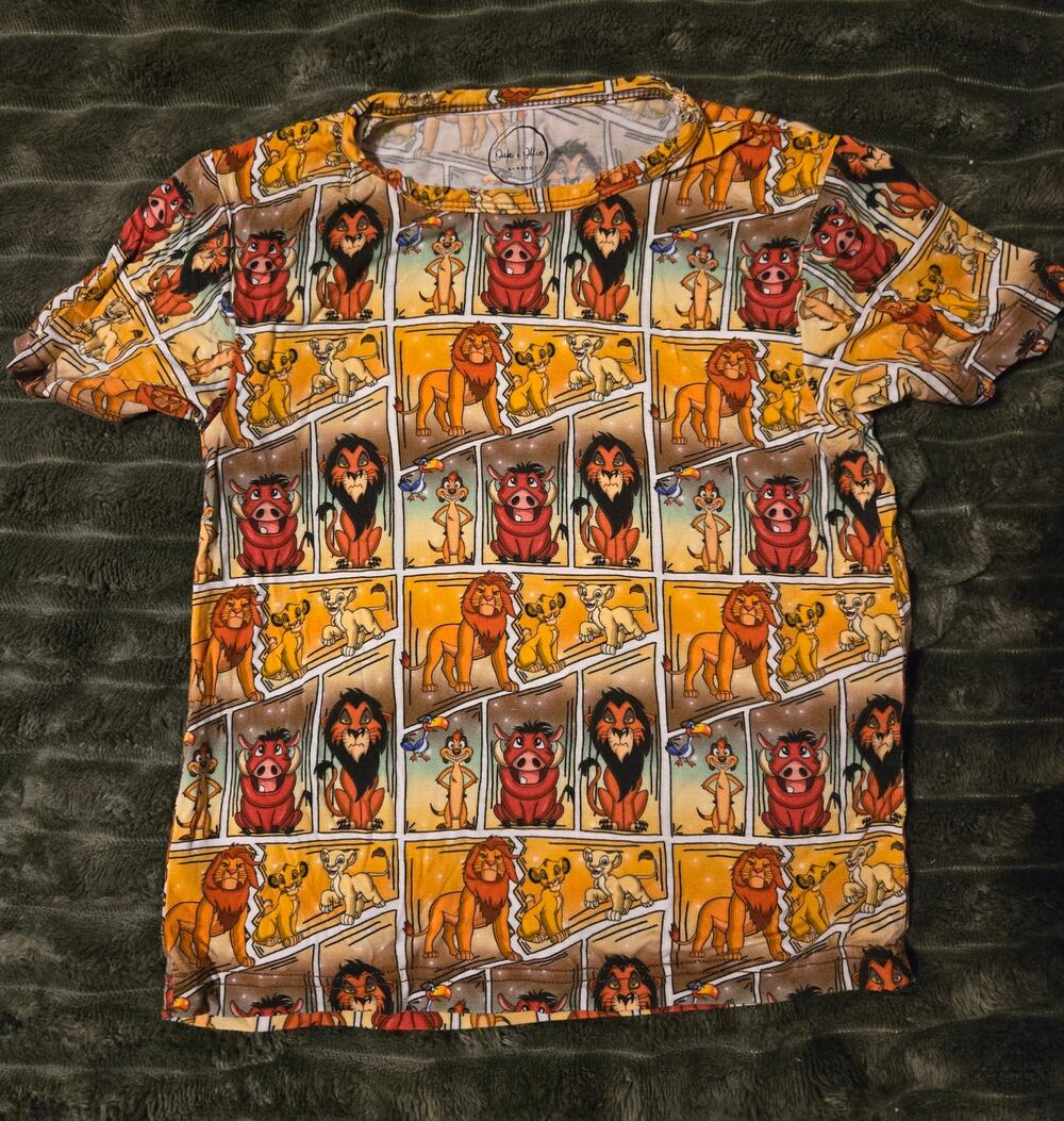 Oak&Ollie Boutique Lion King Inspired Size 4t Bamboo Tee